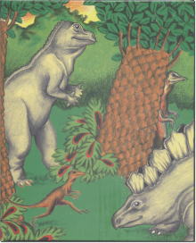 クリエイトアブックシリーズ”恐竜の国での冒険”表紙画像